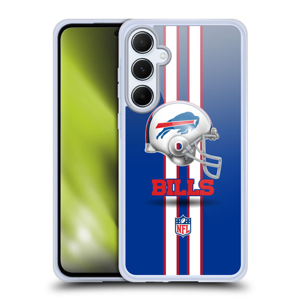 NFL Buffalo Bills Logo Helmet Soft Gel Case for Samsung Galaxy A55 5G
