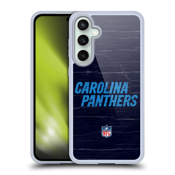 NFL Carolina Panthers Logo Distressed Look Soft Gel Case for Samsung Galaxy S23 FE 5G