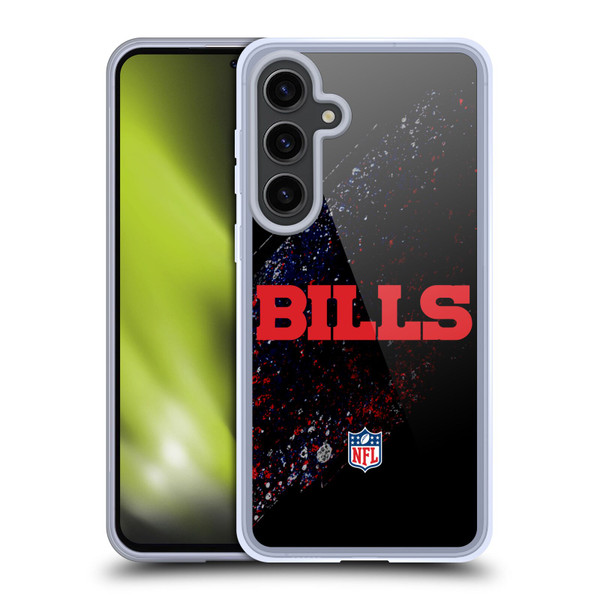 NFL Buffalo Bills Logo Blur Soft Gel Case for Samsung Galaxy S24+ 5G