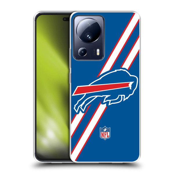 NFL Buffalo Bills Logo Stripes Soft Gel Case for Xiaomi 13 Lite 5G
