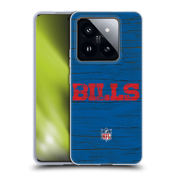 NFL Buffalo Bills Logo Distressed Look Soft Gel Case for Xiaomi 14 Pro