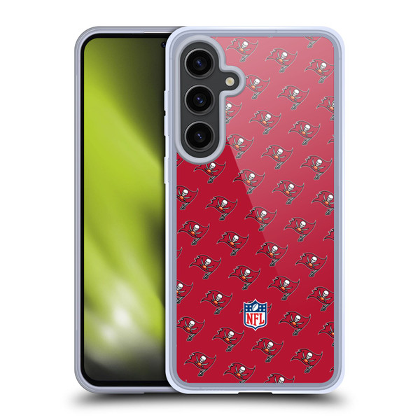 NFL Tampa Bay Buccaneers Artwork Patterns Soft Gel Case for Samsung Galaxy S24+ 5G