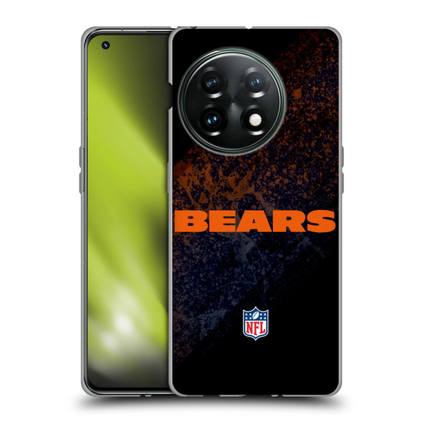 NFL Chicago Bears Logo Blur Soft Gel Case for OnePlus 11 5G