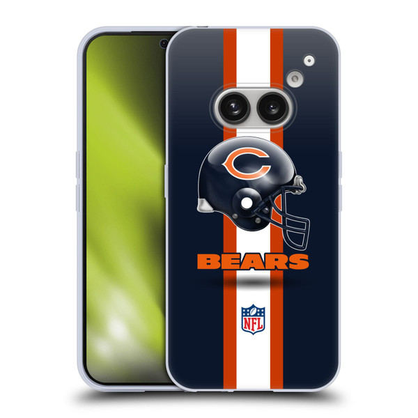 NFL Chicago Bears Logo Helmet Soft Gel Case for Nothing Phone (2a)