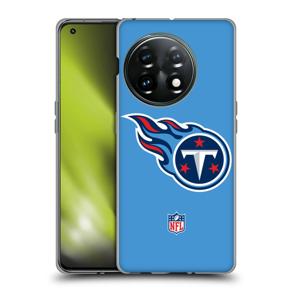 NFL Tennessee Titans Logo Plain Soft Gel Case for OnePlus 11 5G