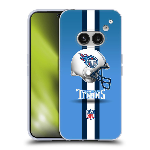 NFL Tennessee Titans Logo Helmet Soft Gel Case for Nothing Phone (2a)