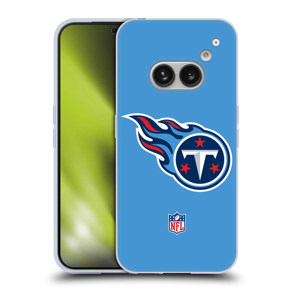 NFL Tennessee Titans Logo Plain Soft Gel Case for Nothing Phone (2a)