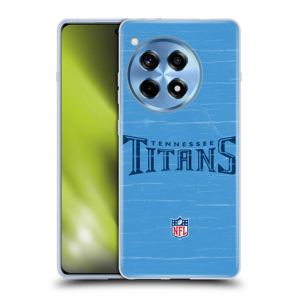 NFL Tennessee Titans Logo Distressed Look Soft Gel Case for OnePlus 12R