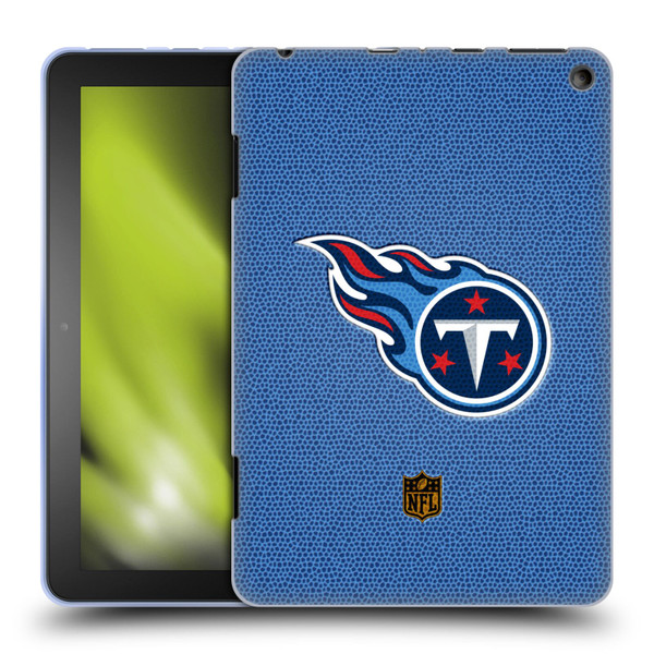 NFL Tennessee Titans Logo Football Soft Gel Case for Amazon Fire HD 8/Fire HD 8 Plus 2020