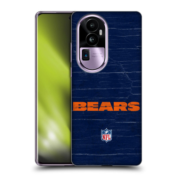 NFL Chicago Bears Logo Distressed Look Soft Gel Case for OPPO Reno10 Pro+