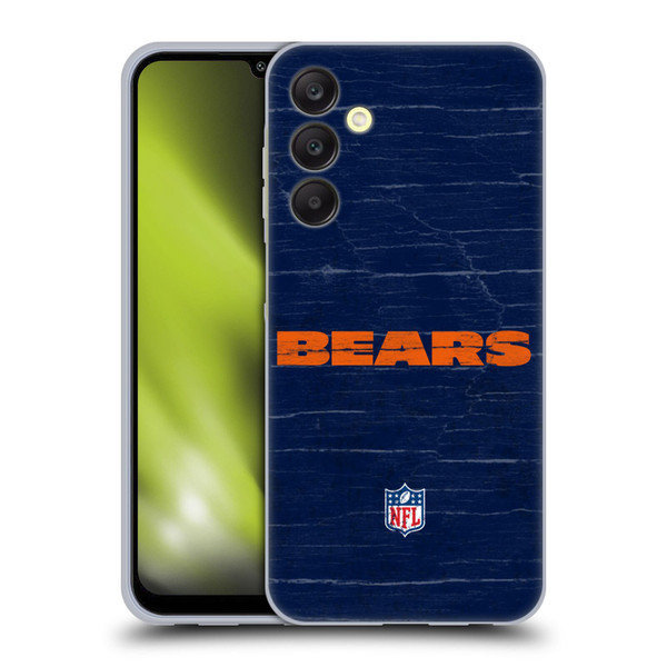 NFL Chicago Bears Logo Distressed Look Soft Gel Case for Samsung Galaxy A25 5G