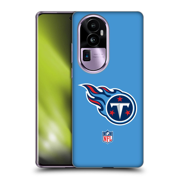 NFL Tennessee Titans Logo Plain Soft Gel Case for OPPO Reno10 Pro+