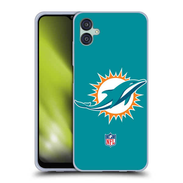 NFL Miami Dolphins Logo Plain Soft Gel Case for Samsung Galaxy M04 5G / A04e
