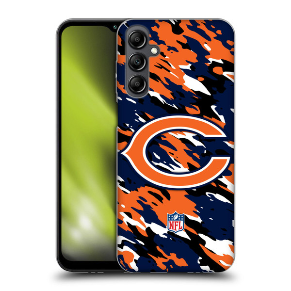 NFL Chicago Bears Logo Camou Soft Gel Case for Samsung Galaxy M14 5G