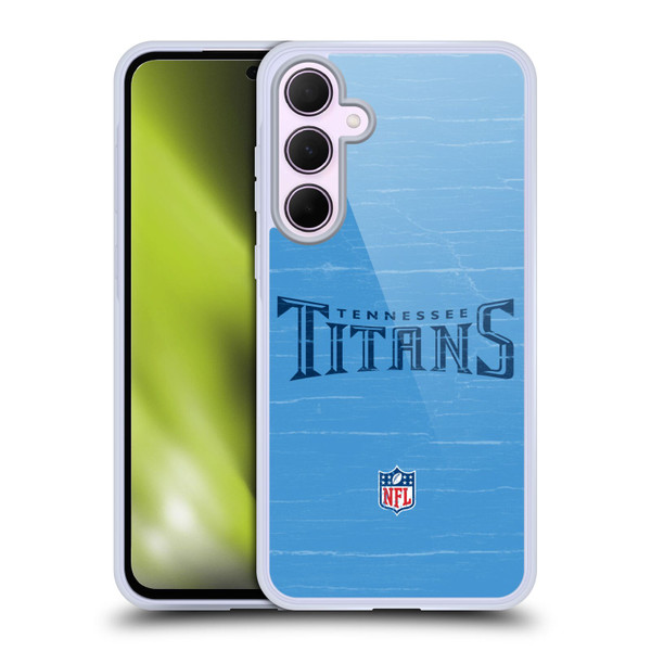 NFL Tennessee Titans Logo Distressed Look Soft Gel Case for Samsung Galaxy A35 5G