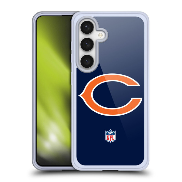 NFL Chicago Bears Logo Plain Soft Gel Case for Samsung Galaxy S24 5G