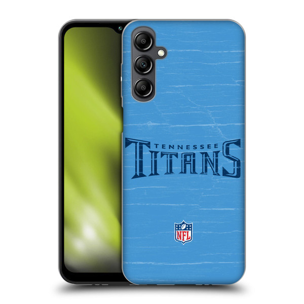 NFL Tennessee Titans Logo Distressed Look Soft Gel Case for Samsung Galaxy M14 5G