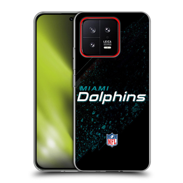 NFL Miami Dolphins Logo Blur Soft Gel Case for Xiaomi 13 5G