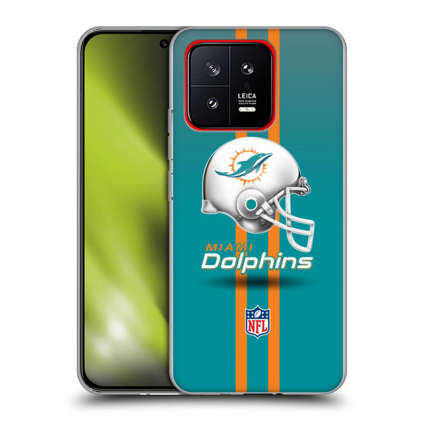 NFL Miami Dolphins Logo Helmet Soft Gel Case for Xiaomi 13 5G