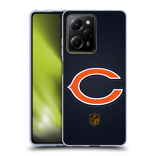 NFL Chicago Bears Logo Football Soft Gel Case for Xiaomi Redmi Note 12 Pro 5G