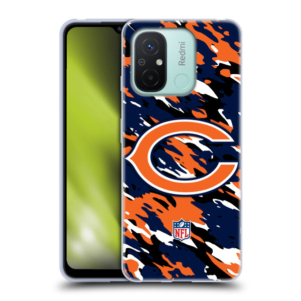 NFL Chicago Bears Logo Camou Soft Gel Case for Xiaomi Redmi 12C