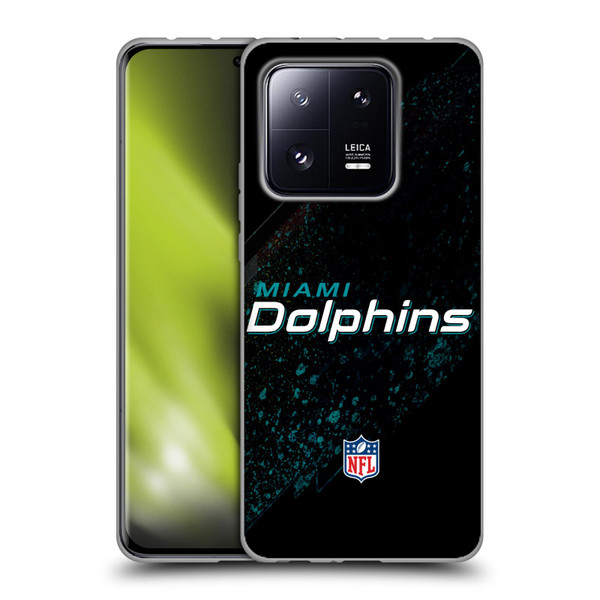 NFL Miami Dolphins Logo Blur Soft Gel Case for Xiaomi 13 Pro 5G