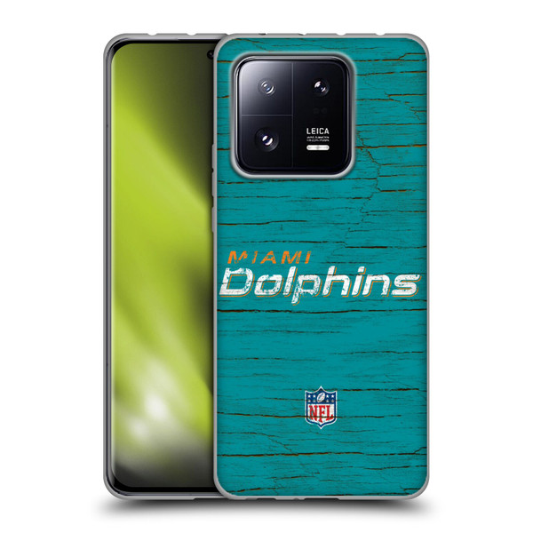 NFL Miami Dolphins Logo Distressed Look Soft Gel Case for Xiaomi 13 Pro 5G