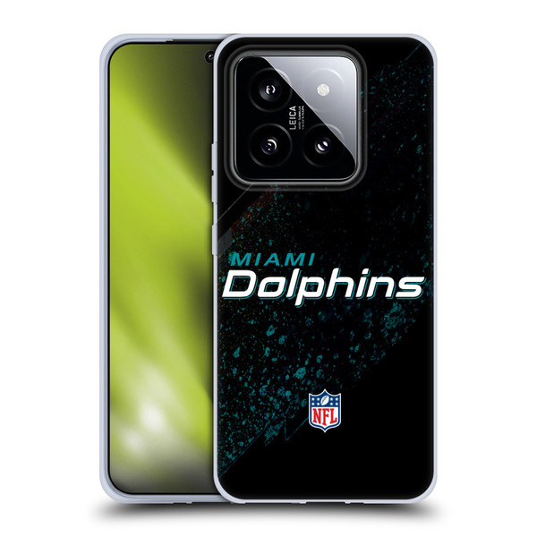 NFL Miami Dolphins Logo Blur Soft Gel Case for Xiaomi 14