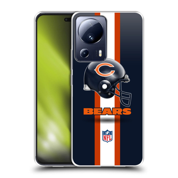 NFL Chicago Bears Logo Helmet Soft Gel Case for Xiaomi 13 Lite 5G