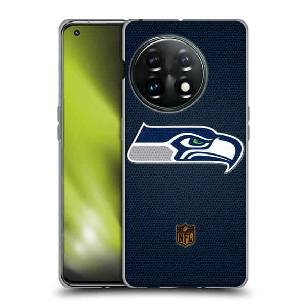 NFL Seattle Seahawks Logo Football Soft Gel Case for OnePlus 11 5G