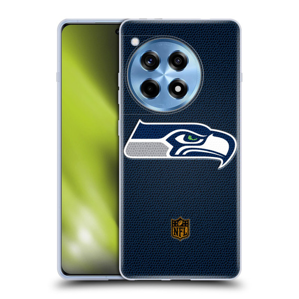 NFL Seattle Seahawks Logo Football Soft Gel Case for OnePlus 12R