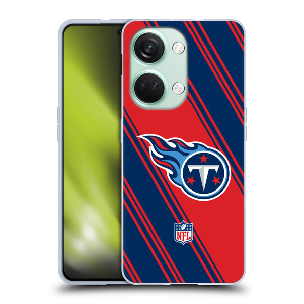NFL Tennessee Titans Artwork Stripes Soft Gel Case for OnePlus Nord 3 5G