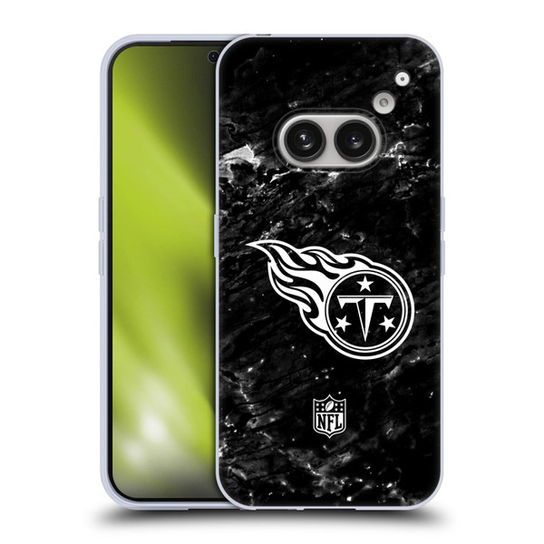 NFL Tennessee Titans Artwork Marble Soft Gel Case for Nothing Phone (2a)