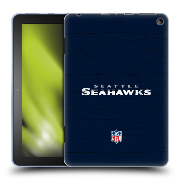 NFL Seattle Seahawks Logo Distressed Look Soft Gel Case for Amazon Fire HD 8/Fire HD 8 Plus 2020