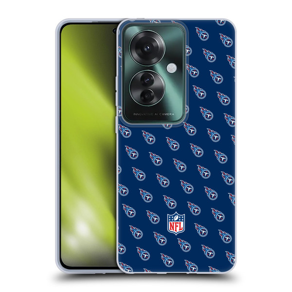 NFL Tennessee Titans Artwork Patterns Soft Gel Case for OPPO Reno11 F 5G / F25 Pro 5G