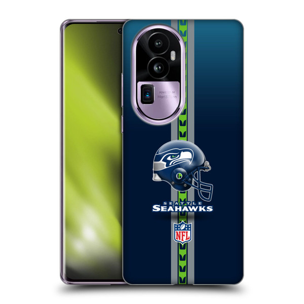 NFL Seattle Seahawks Logo Helmet Soft Gel Case for OPPO Reno10 Pro+
