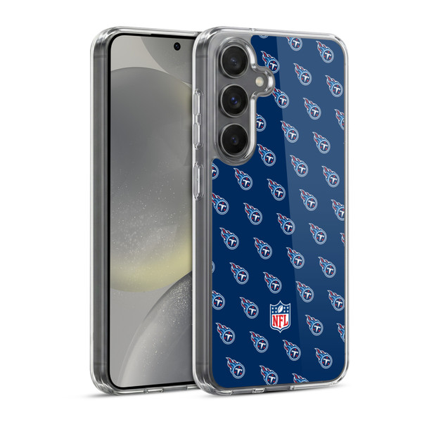 NFL Tennessee Titans Artwork Patterns Soft Gel Case for Samsung Galaxy S24 5G & MagSafe