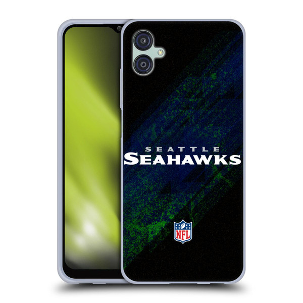 NFL Seattle Seahawks Logo Blur Soft Gel Case for Samsung Galaxy M04 5G / A04e