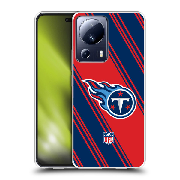 NFL Tennessee Titans Artwork Stripes Soft Gel Case for Xiaomi 13 Lite 5G