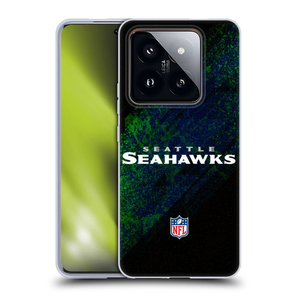 NFL Seattle Seahawks Logo Blur Soft Gel Case for Xiaomi 14 Pro