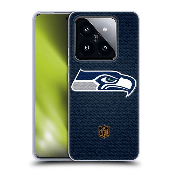 NFL Seattle Seahawks Logo Football Soft Gel Case for Xiaomi 14 Pro