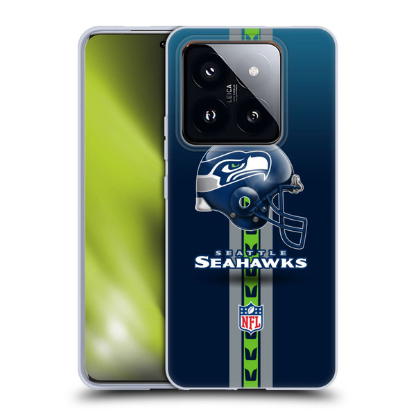 NFL Seattle Seahawks Logo Helmet Soft Gel Case for Xiaomi 14 Pro