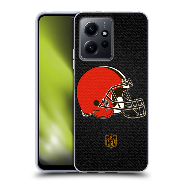 NFL Cleveland Browns Logo Football Soft Gel Case for Xiaomi Redmi Note 12 4G