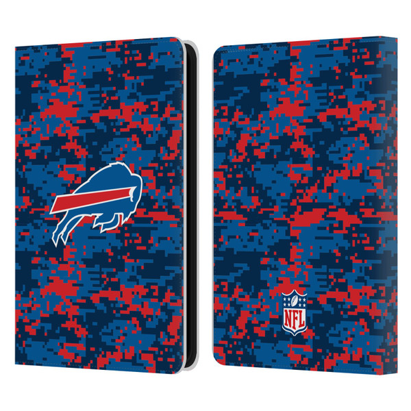 NFL Buffalo Bills Graphics Digital Camouflage Leather Book Wallet Case Cover For Amazon Kindle 11th Gen 6in 2022