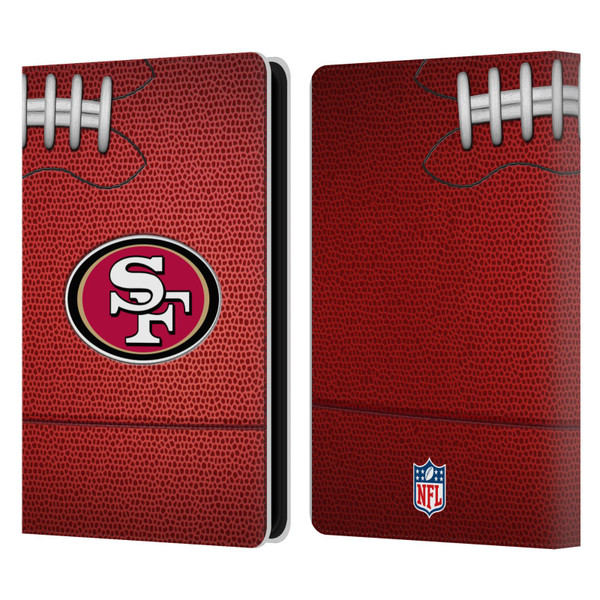 NFL San Francisco 49ers Graphics Football Leather Book Wallet Case Cover For Amazon Kindle Paperwhite 5 (2021)