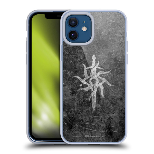 EA Bioware Dragon Age Inquisition Graphics Distressed Symbol Soft Gel Case for Apple iPhone 12 / iPhone 12 Pro