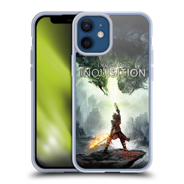 EA Bioware Dragon Age Inquisition Graphics Key Art 2014 Soft Gel Case for Apple iPhone 12 Mini