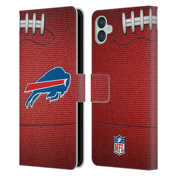 NFL Buffalo Bills Graphics Football Leather Book Wallet Case Cover For Samsung Galaxy M04 5G / A04e