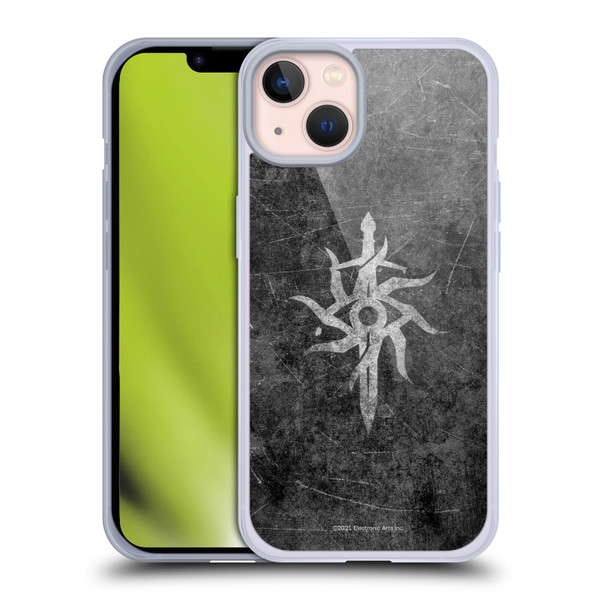 EA Bioware Dragon Age Inquisition Graphics Distressed Symbol Soft Gel Case for Apple iPhone 13