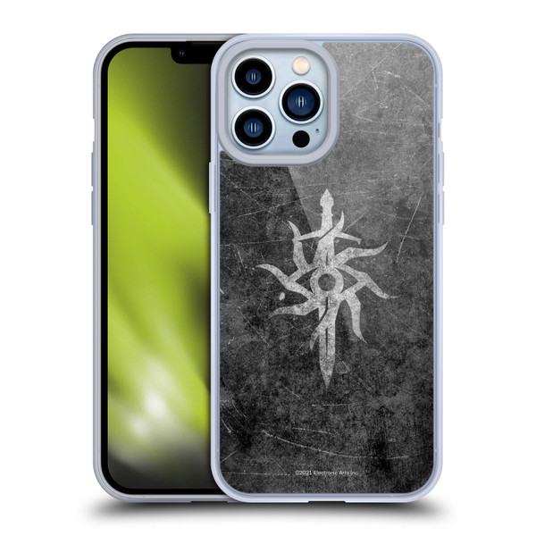 EA Bioware Dragon Age Inquisition Graphics Distressed Symbol Soft Gel Case for Apple iPhone 13 Pro Max